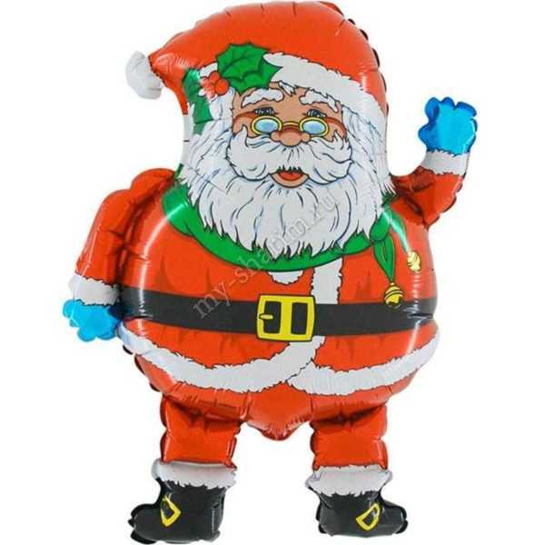 Фигура, Дед Мороз в очках, 74см