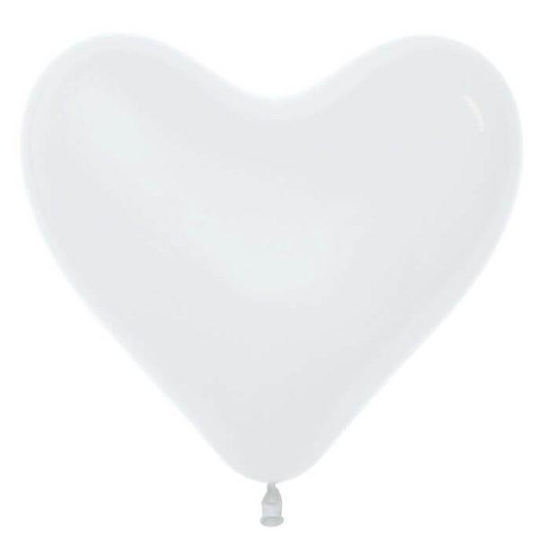Сердце Белый , пастель, 41 см